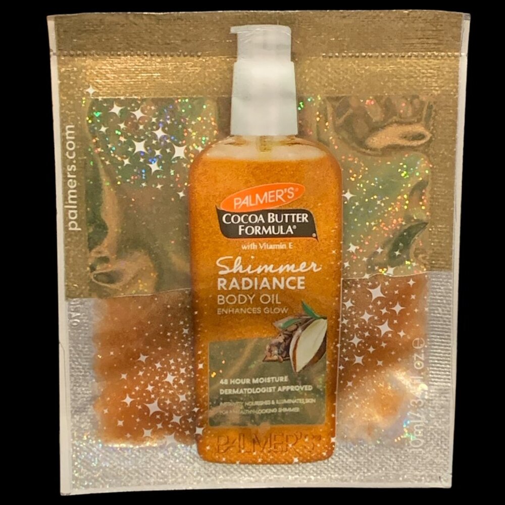 🌶4/$12 NEW Palmer's Cocoa Butter Formula Shimmer Radiance Body Oil 10mL